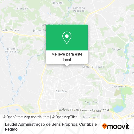 Laudel Administração de Bens Proprios mapa