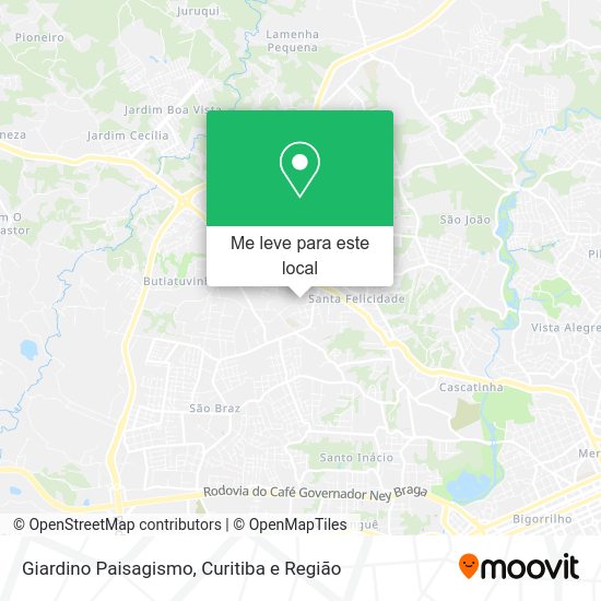 Giardino Paisagismo mapa