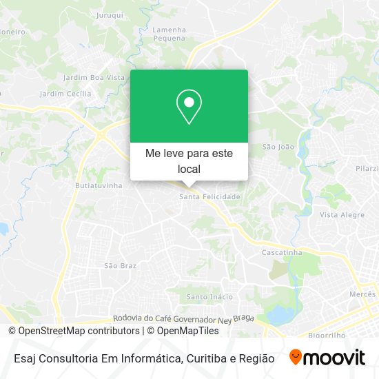 Esaj Consultoria Em Informática mapa