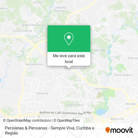 Persianas & Persianas - Sempre Viva mapa