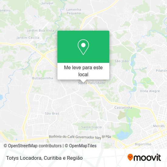 Totys Locadora mapa