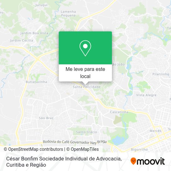 César Bonfim Sociedade Individual de Advocacia mapa