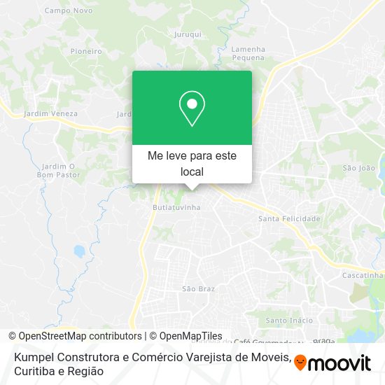 Kumpel Construtora e Comércio Varejista de Moveis mapa