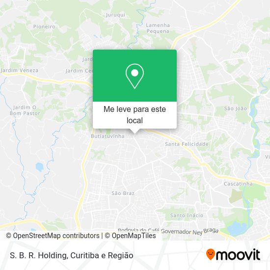 S. B. R. Holding mapa