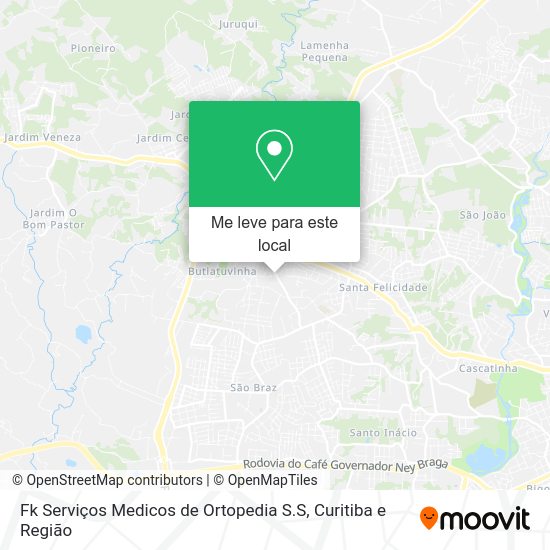 Fk Serviços Medicos de Ortopedia S.S mapa