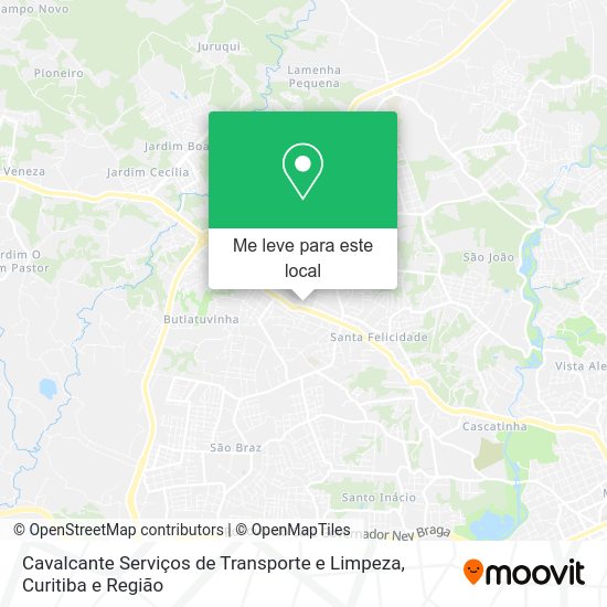 Cavalcante Serviços de Transporte e Limpeza mapa