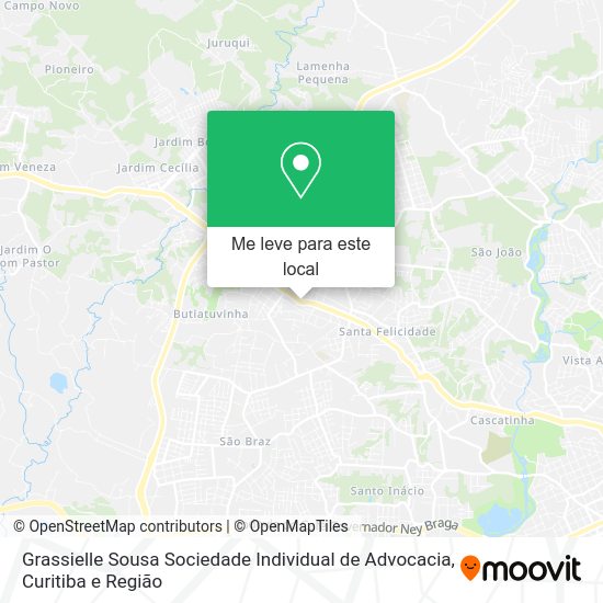 Grassielle Sousa Sociedade Individual de Advocacia mapa