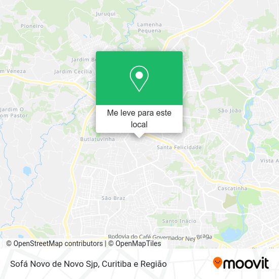 Sofá Novo de Novo Sjp mapa