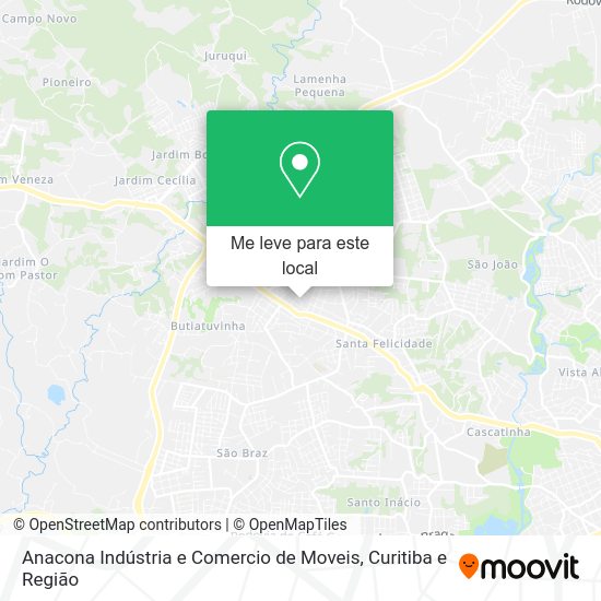 Anacona Indústria e Comercio de Moveis mapa