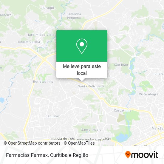 Farmacias Farmax mapa