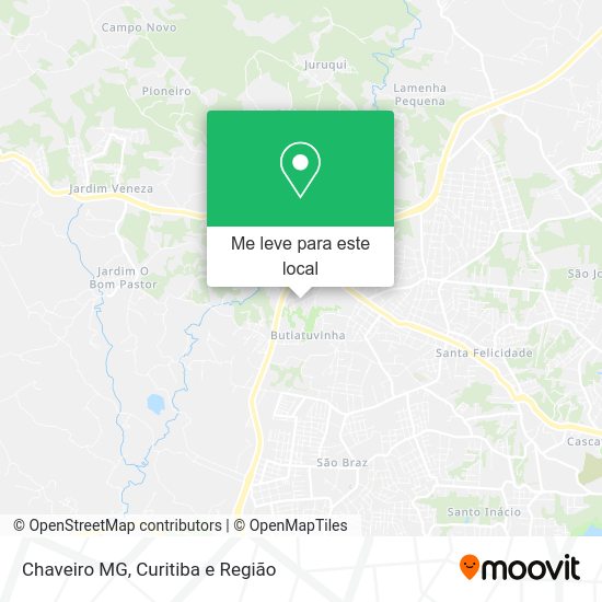 Chaveiro MG mapa