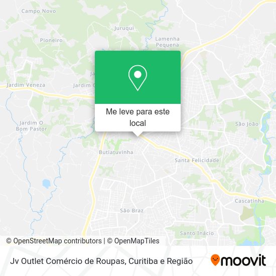Jv Outlet Comércio de Roupas mapa