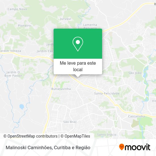 Malinoski Caminhões mapa