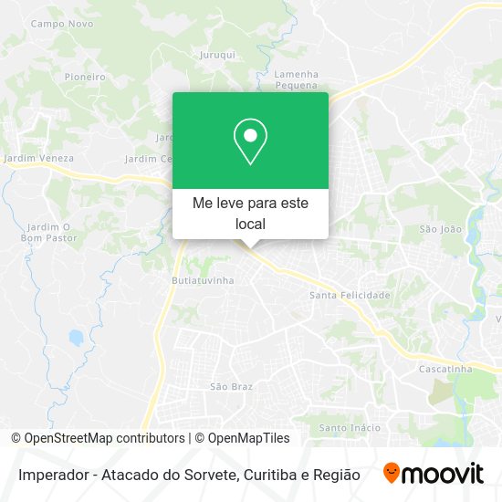 Imperador - Atacado do Sorvete mapa