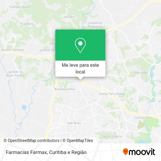 Farmacias Farmax mapa