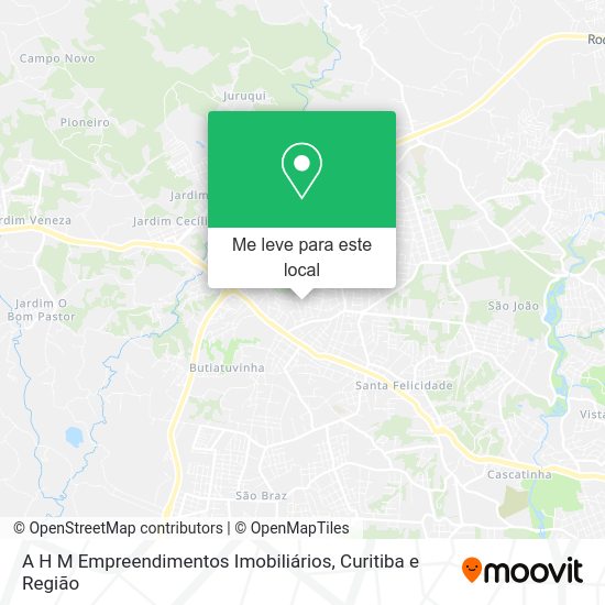 A H M Empreendimentos Imobiliários mapa