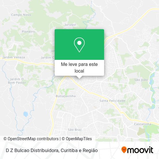 D Z Bulcao Distribuidora mapa