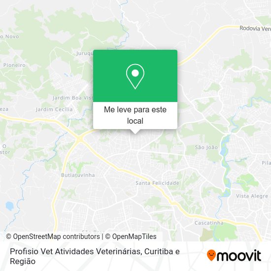 Profisio Vet Atividades Veterinárias mapa