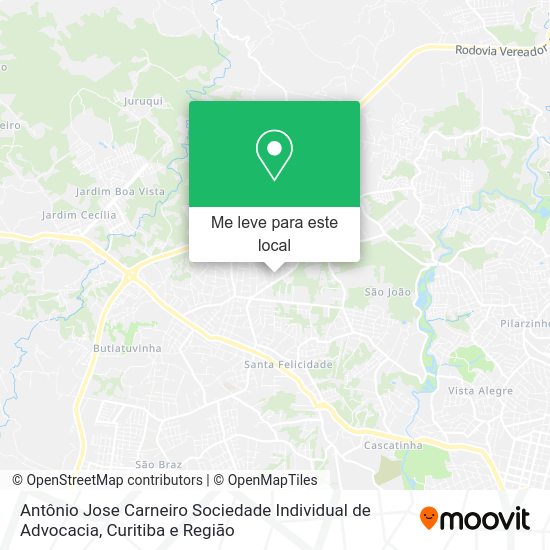 Antônio Jose Carneiro Sociedade Individual de Advocacia mapa