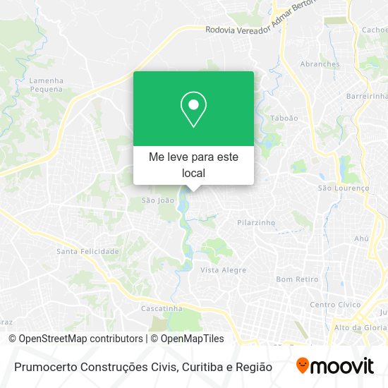 Prumocerto Construções Civis mapa