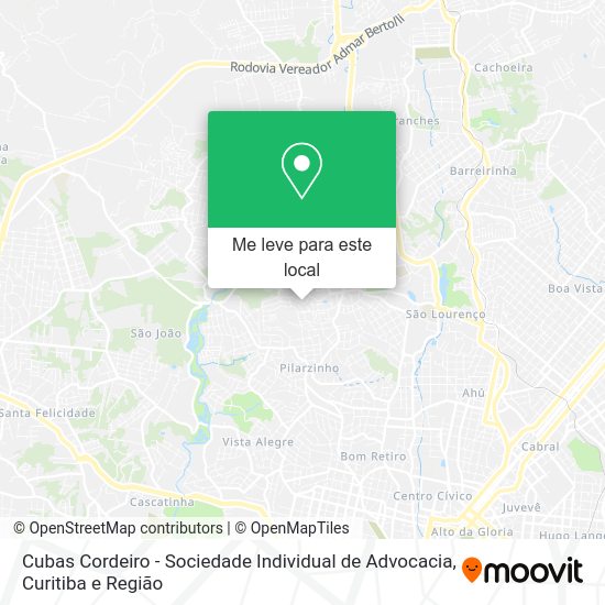 Cubas Cordeiro - Sociedade Individual de Advocacia mapa