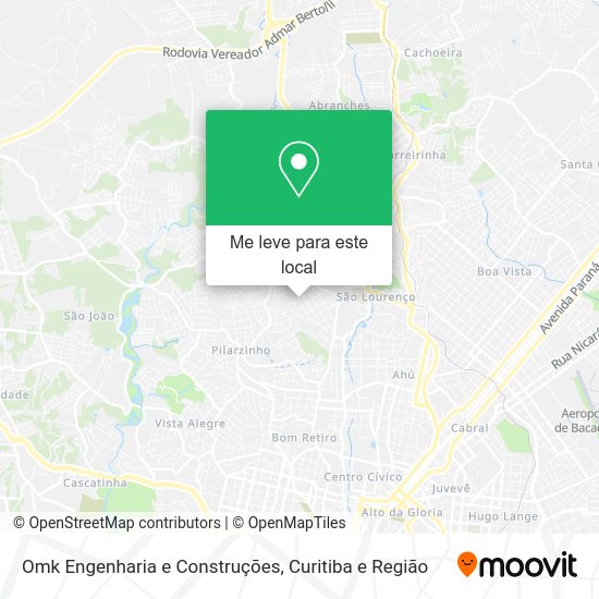 Omk Engenharia e Construções mapa