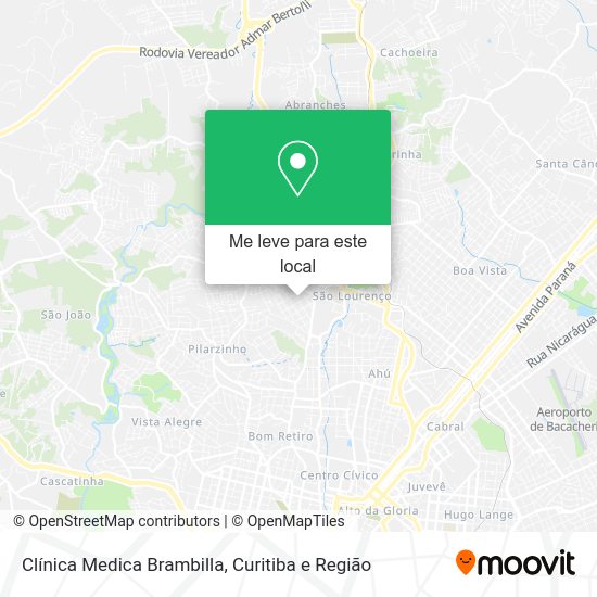 Clínica Medica Brambilla mapa