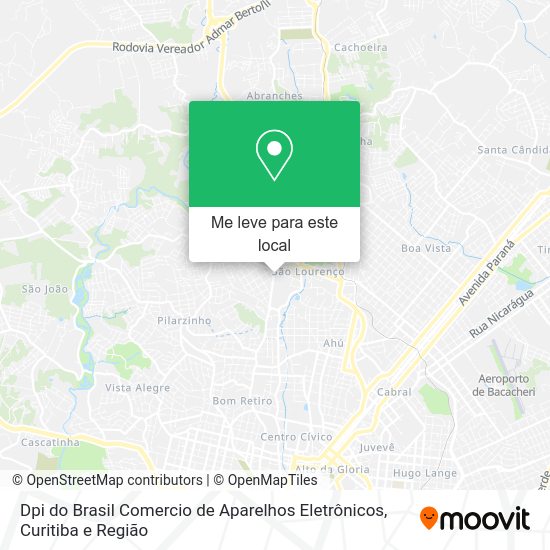 Dpi do Brasil Comercio de Aparelhos Eletrônicos mapa