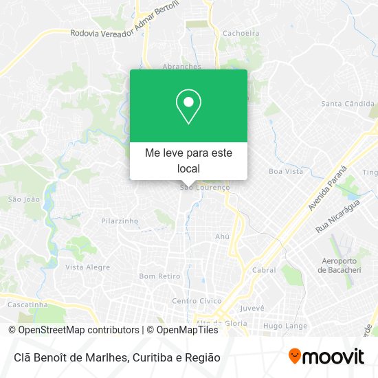 Clã Benoît de Marlhes mapa