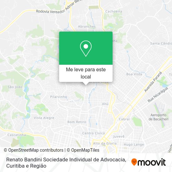 Renato Bandini Sociedade Individual de Advocacia mapa