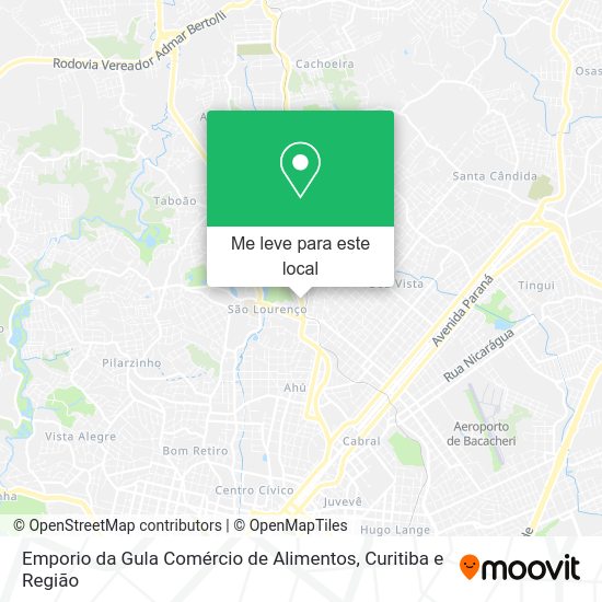 Emporio da Gula Comércio de Alimentos mapa