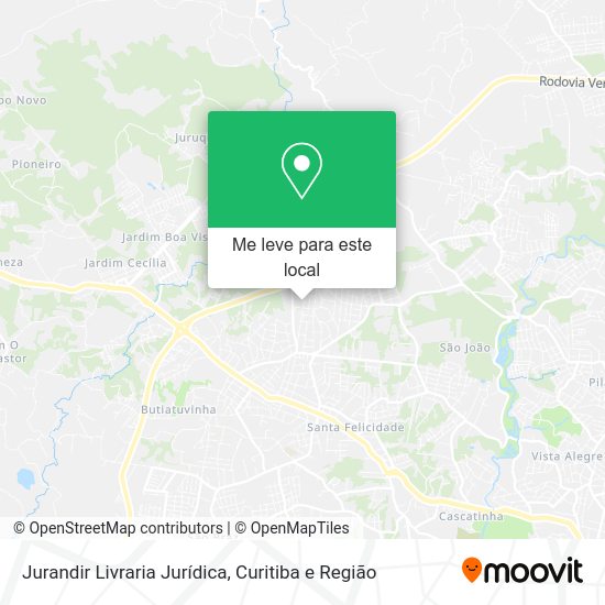 Jurandir Livraria Jurídica mapa
