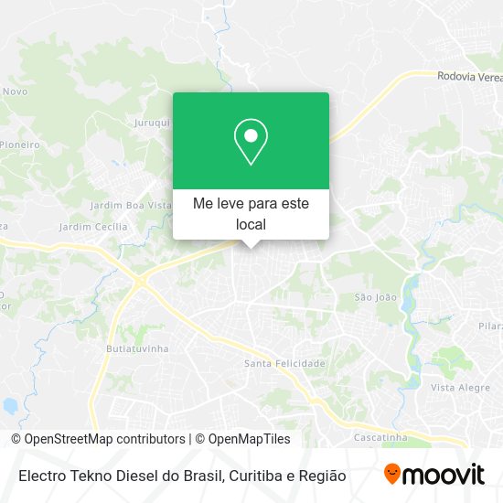 Electro Tekno Diesel do Brasil mapa