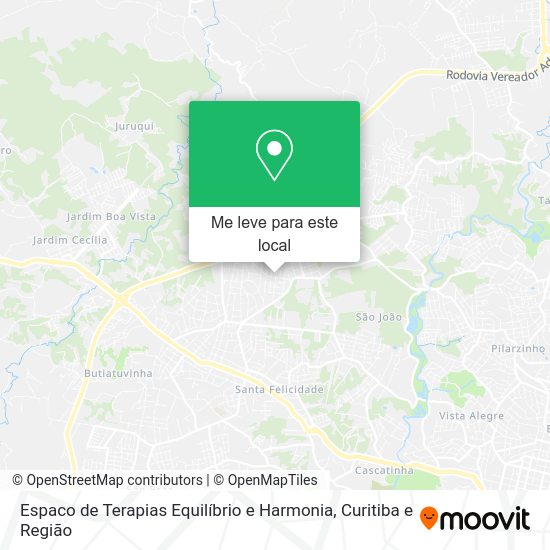 Espaco de Terapias Equilíbrio e Harmonia mapa