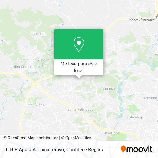 L.H.P Apoio Administrativo mapa