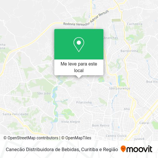 Canecão Distribuidora de Bebidas mapa