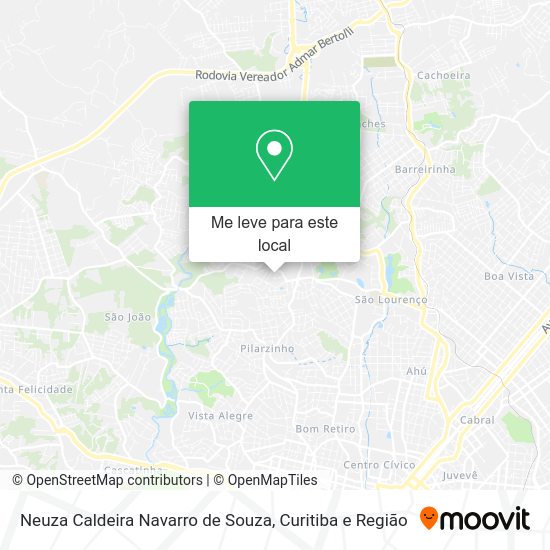 Neuza Caldeira Navarro de Souza mapa