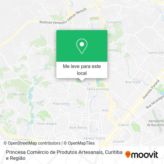 Princesa Comércio de Produtos Artesanais mapa