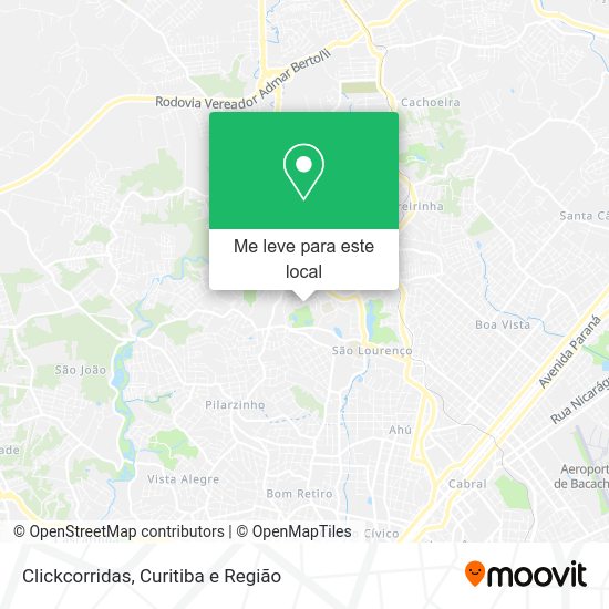 Clickcorridas mapa