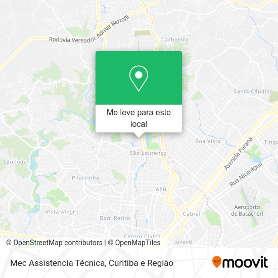 Mec Assistencia Técnica mapa