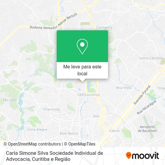 Carla Simone Silva Sociedade Individual de Advocacia mapa