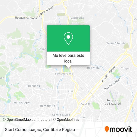 Start Comunicação mapa