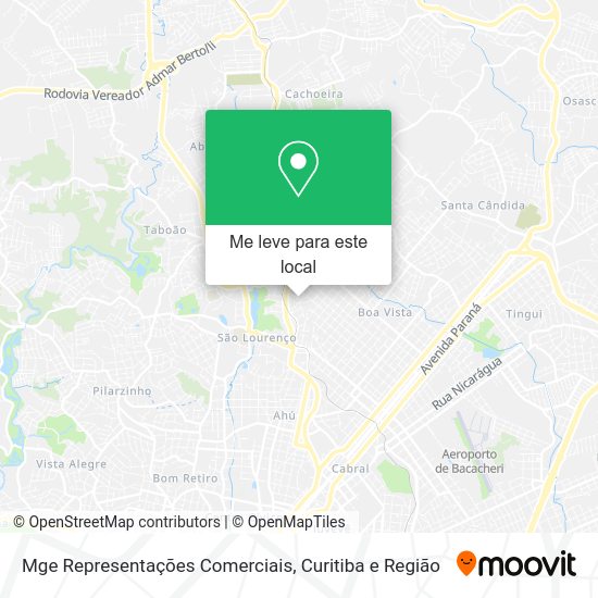 Mge Representações Comerciais mapa