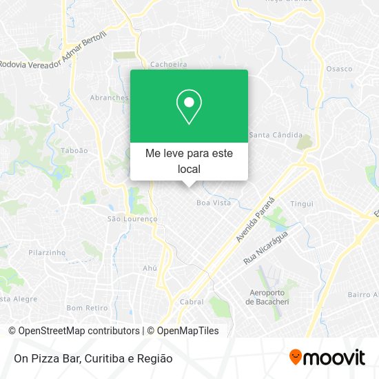 On Pizza Bar mapa