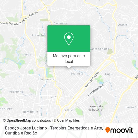Espaço Jorge Luciano - Terapias Energeticas e Arte mapa