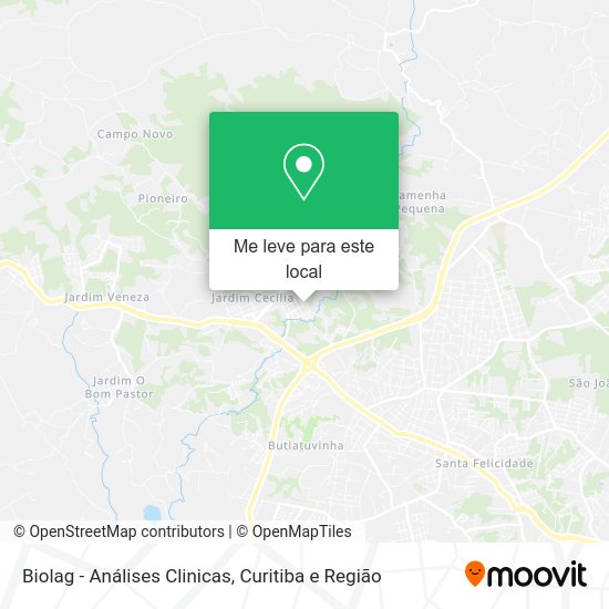 Biolag - Análises Clinicas mapa