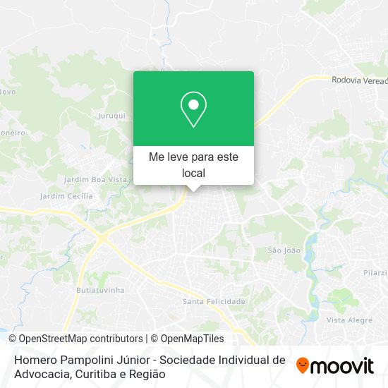 Homero Pampolini Júnior - Sociedade Individual de Advocacia mapa