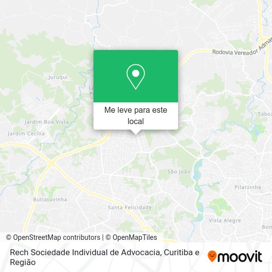 Rech Sociedade Individual de Advocacia mapa