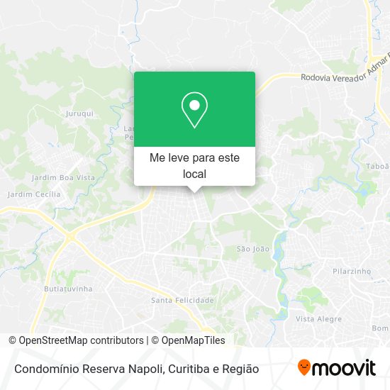 Condomínio Reserva Napoli mapa