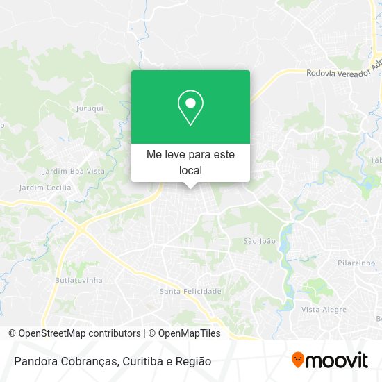 Pandora Cobranças mapa